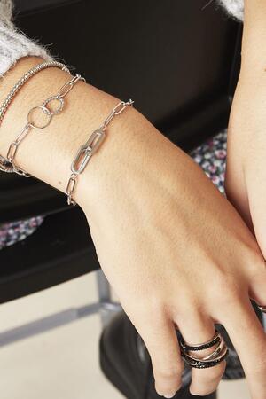 Cambio Bracciale Silver Stainless Steel h5 Immagine2