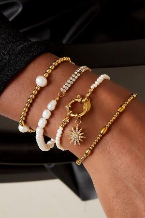 Edelstahlarmband Perlen h5 Bild2