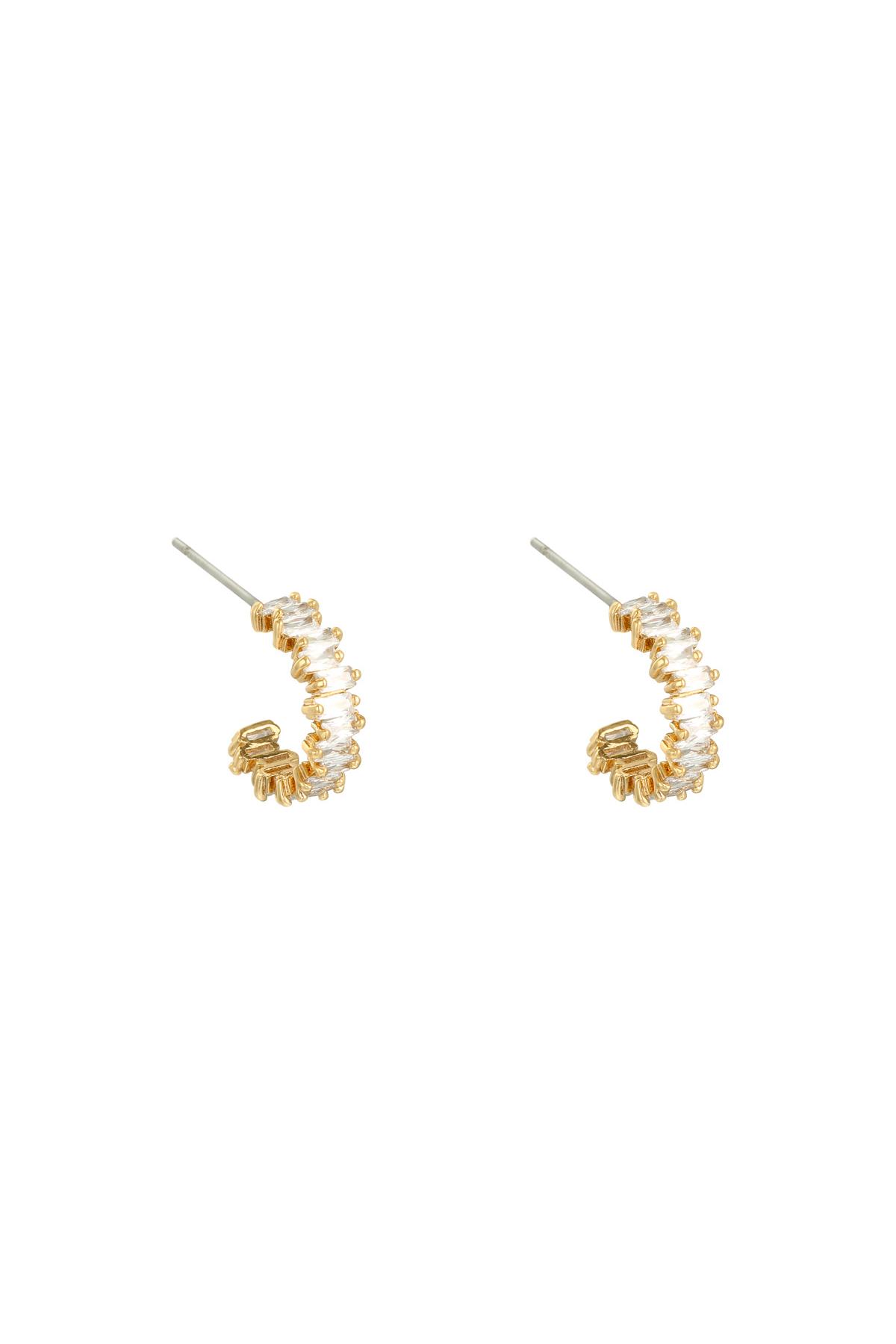 Earrings In Style Gold Copper