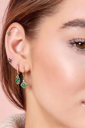 Fiore da piercing - Collezione Sparkle Green & Gold Copper h5 Immagine3