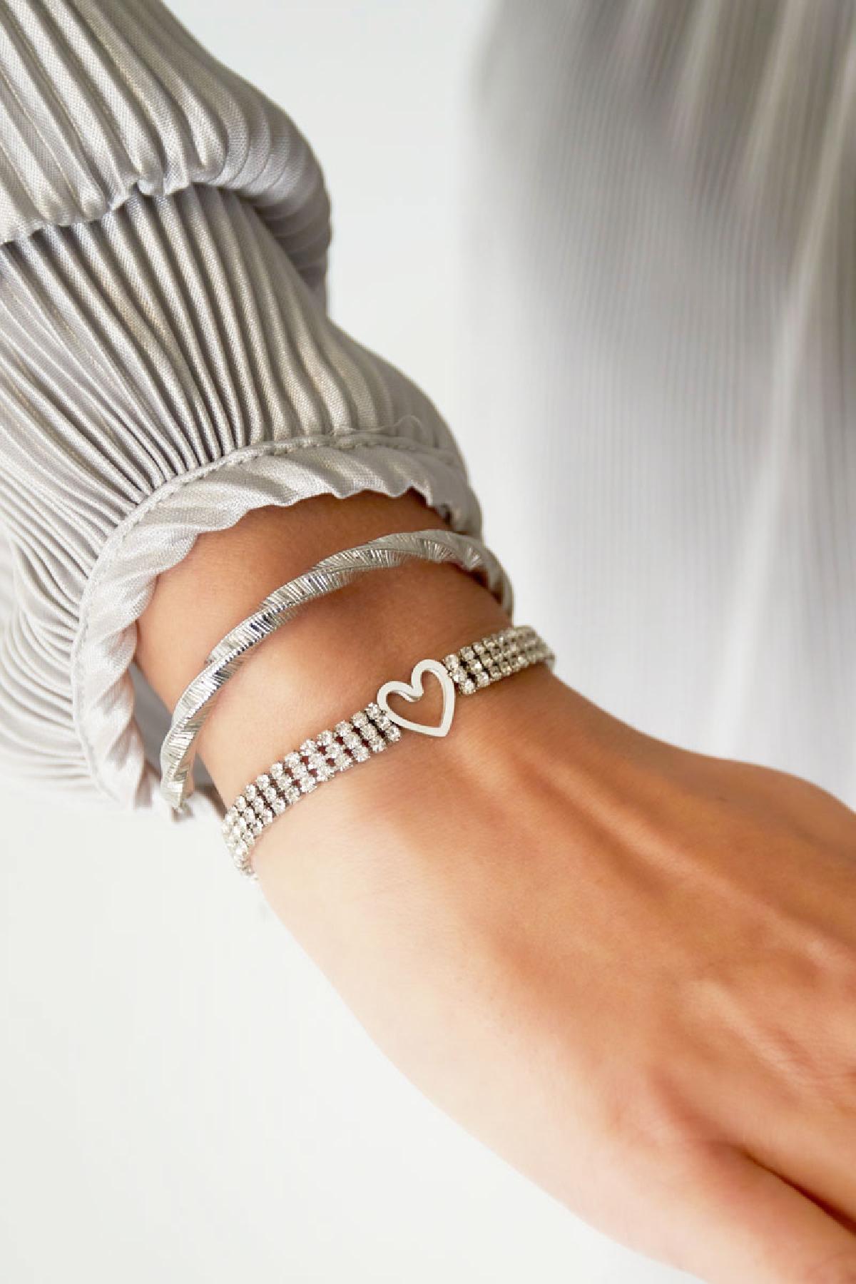 Armband Herz mit Zirkonia