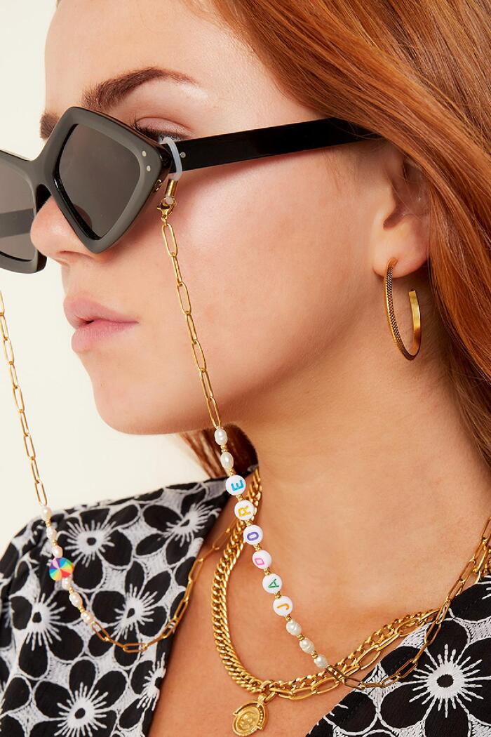 Cinturini per occhiali da sole Jadore Gold Stainless Steel Immagine2