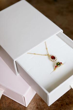 Boîte à bijoux extensible Rose Paper h5 Image2