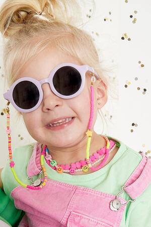 Erwachsene – Neon Stars Sonnenbrillenband – Mutter-Tochter-Kollektion Rosa polymer clay h5 Bild3