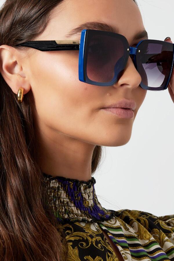 Sunglasses stylish Blue PC One size