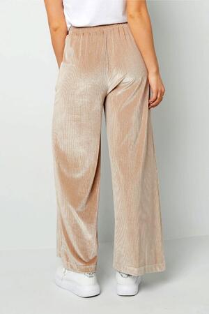 Pantaloni in costina con glitter Brown M h5 Immagine8